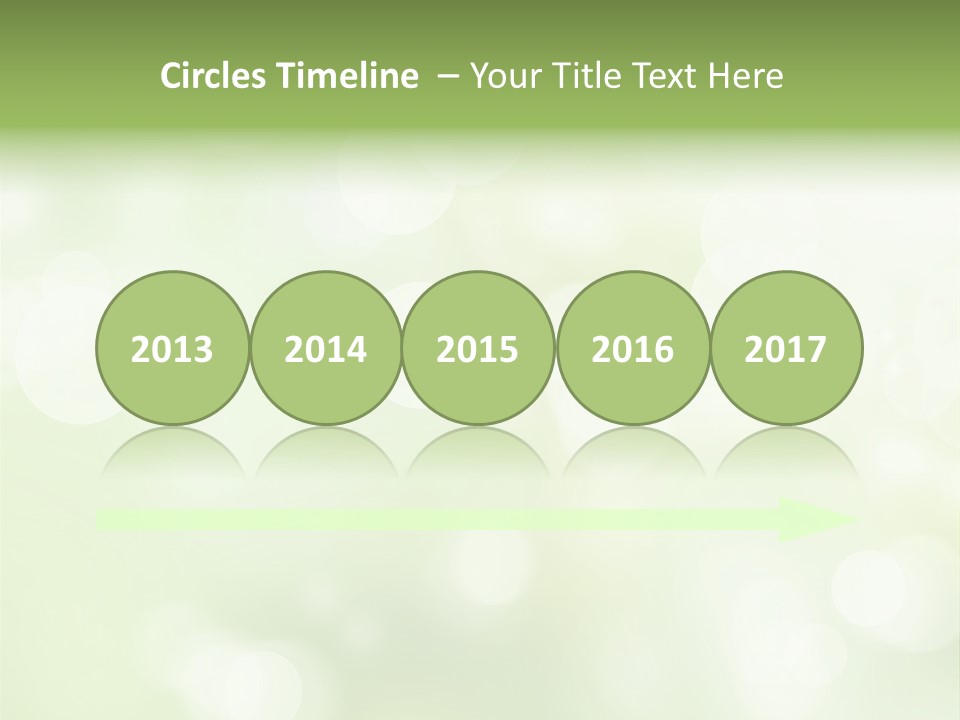 Beautiful Nature Bokeh PowerPoint Template