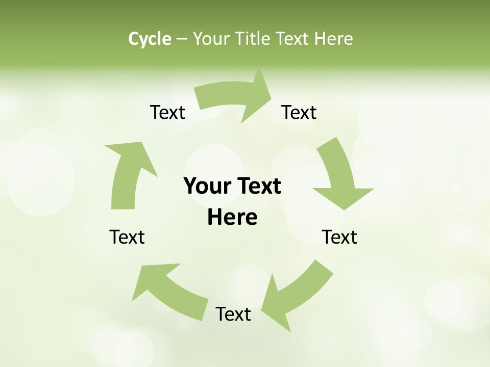 Beautiful Nature Bokeh PowerPoint Template