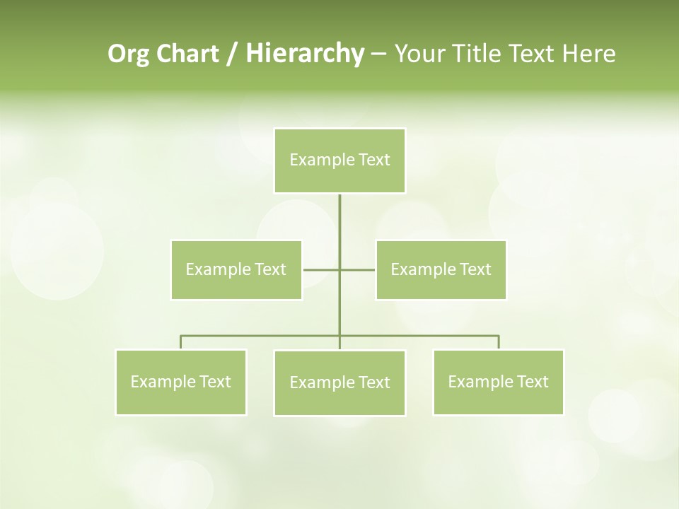 Beautiful Nature Bokeh PowerPoint Template
