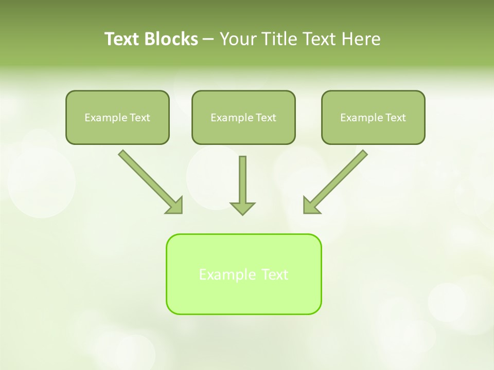 Beautiful Nature Bokeh PowerPoint Template