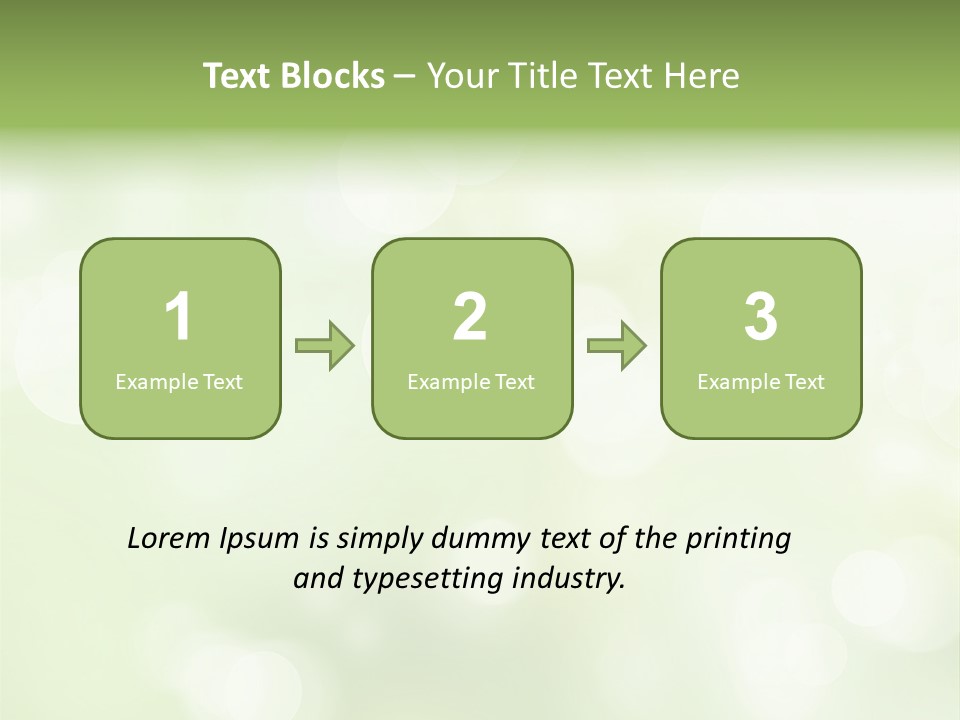 Beautiful Nature Bokeh PowerPoint Template