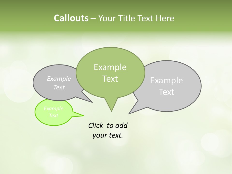 Beautiful Nature Bokeh PowerPoint Template