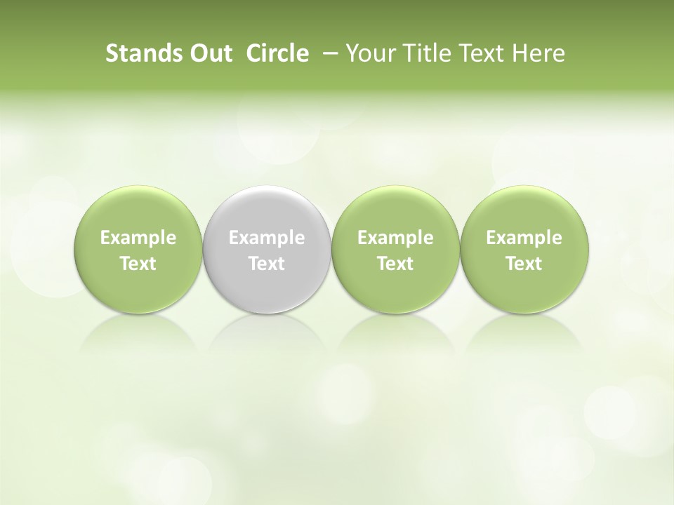 Beautiful Nature Bokeh PowerPoint Template