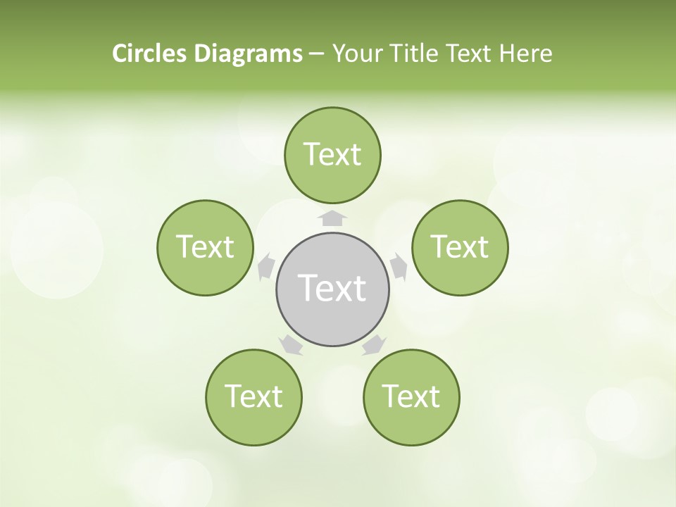 Beautiful Nature Bokeh PowerPoint Template