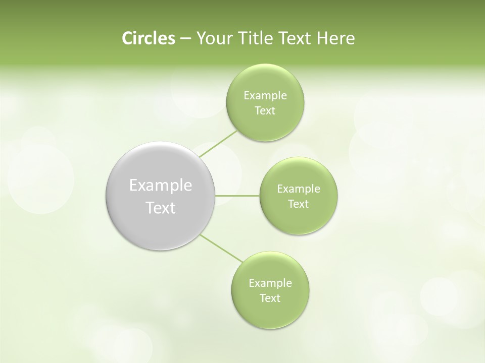 Beautiful Nature Bokeh PowerPoint Template