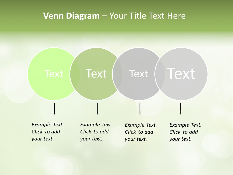 Beautiful Nature Bokeh PowerPoint Template