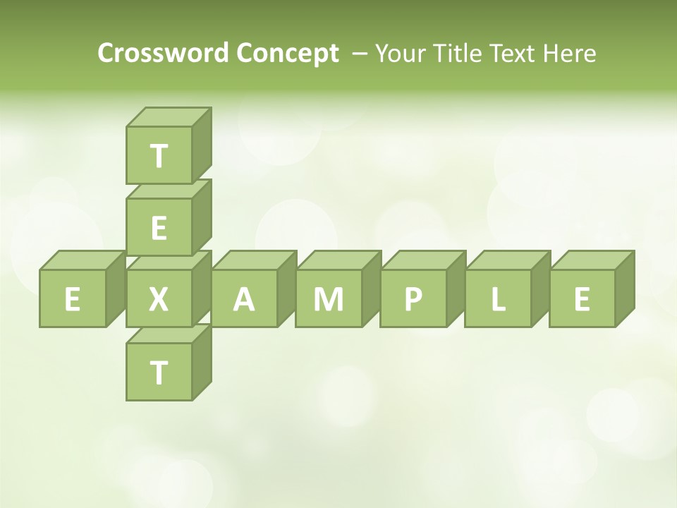 Beautiful Nature Bokeh PowerPoint Template