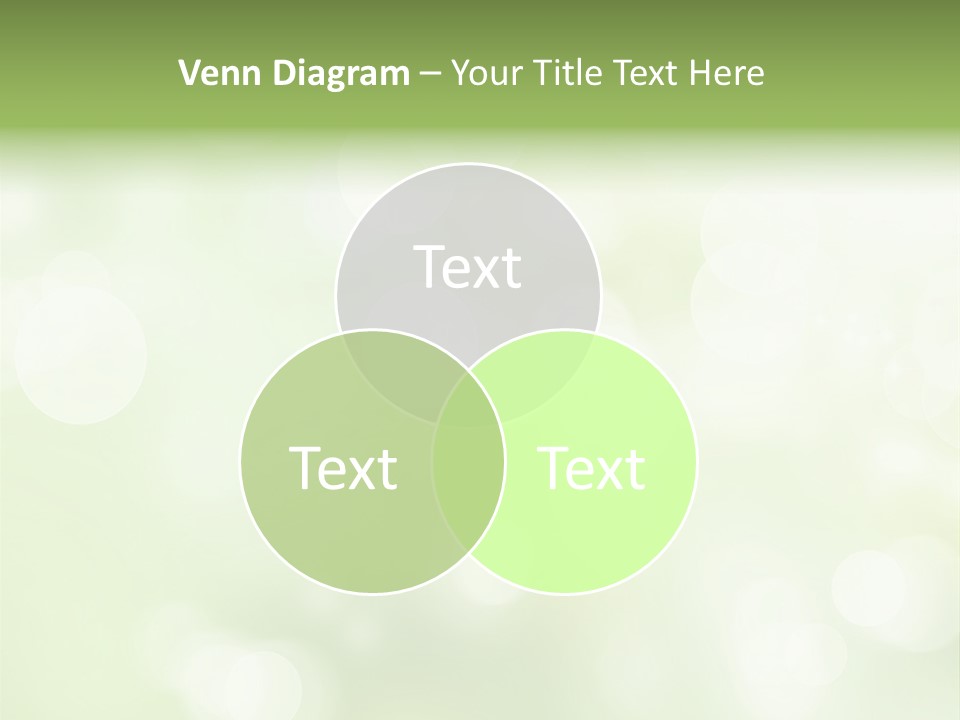 Beautiful Nature Bokeh PowerPoint Template