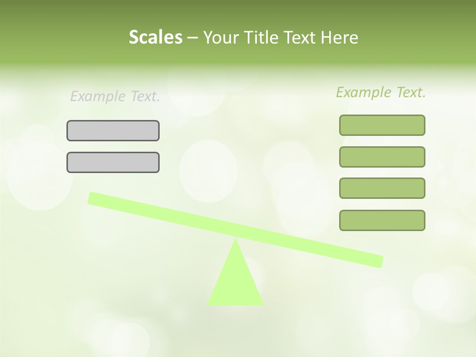 Beautiful Nature Bokeh PowerPoint Template