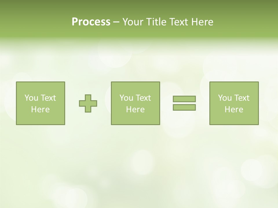 Beautiful Nature Bokeh PowerPoint Template