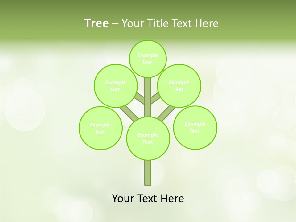 Beautiful Nature Bokeh PowerPoint Template