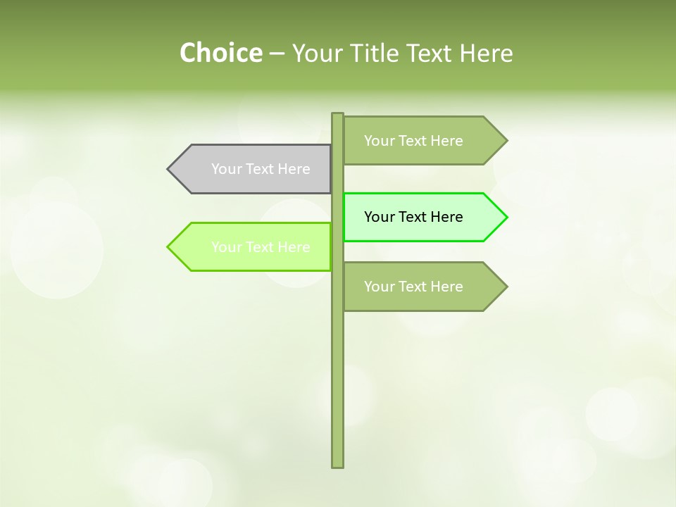 Beautiful Nature Bokeh PowerPoint Template