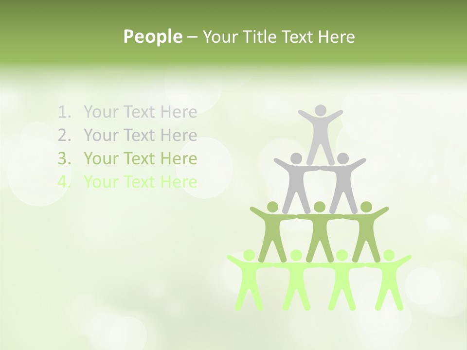 Beautiful Nature Bokeh PowerPoint Template