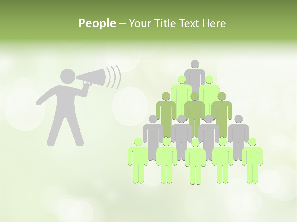 Beautiful Nature Bokeh PowerPoint Template