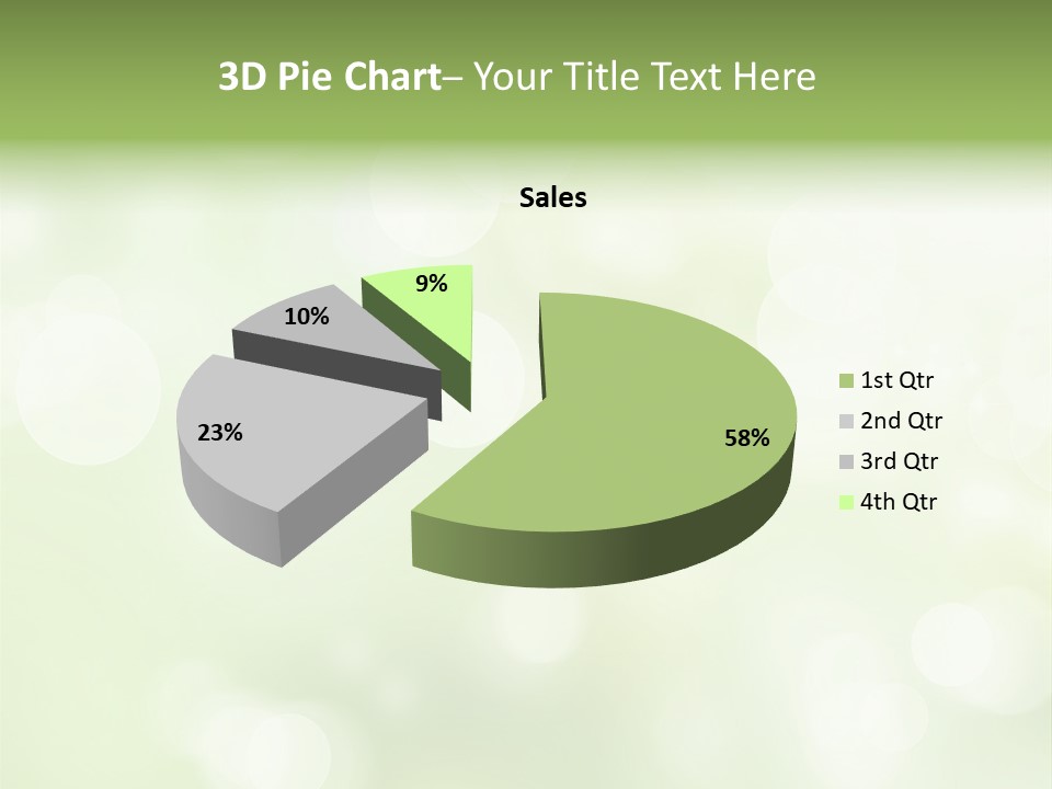 Beautiful Nature Bokeh PowerPoint Template
