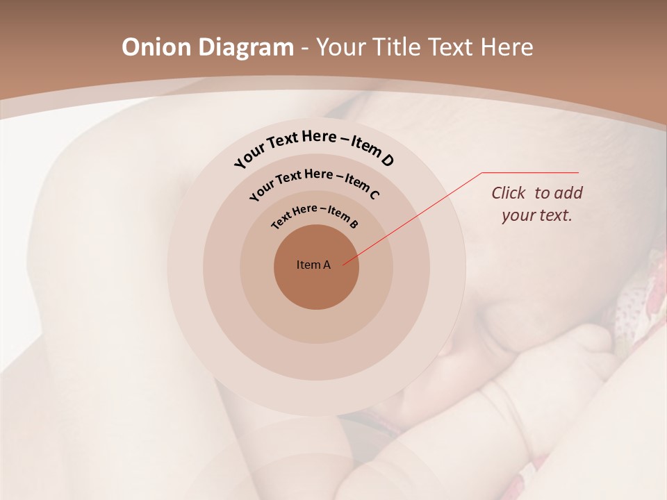 Baby Sleeps On His Hand PowerPoint Template