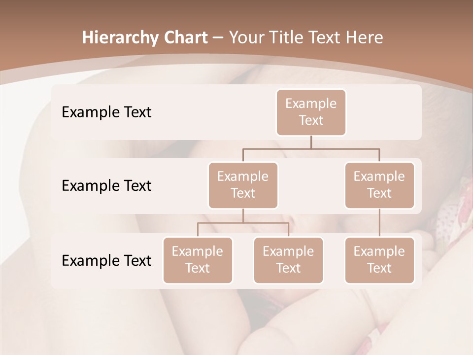 Baby Sleeps On His Hand PowerPoint Template
