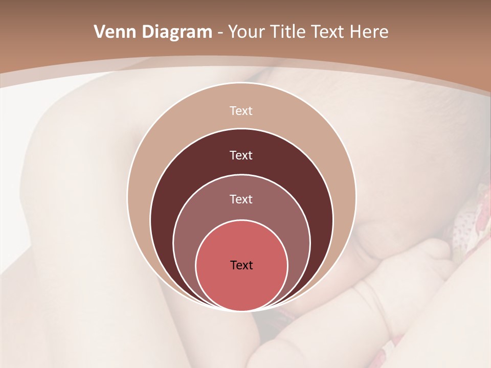 Baby Sleeps On His Hand PowerPoint Template