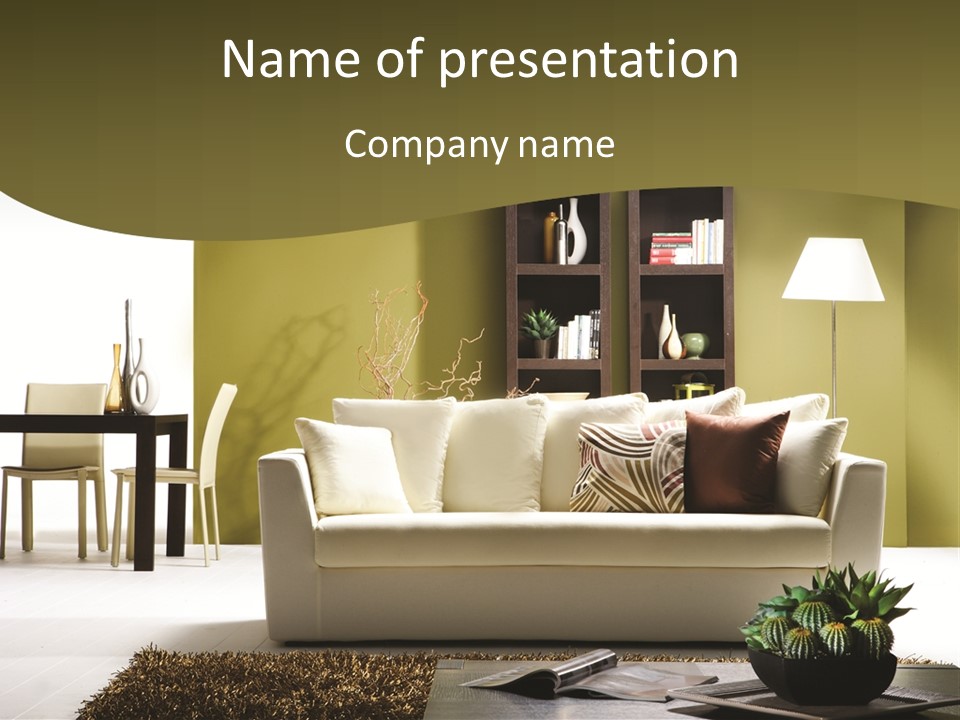 Living Room PowerPoint Template