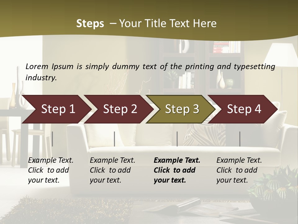Living Room PowerPoint Template