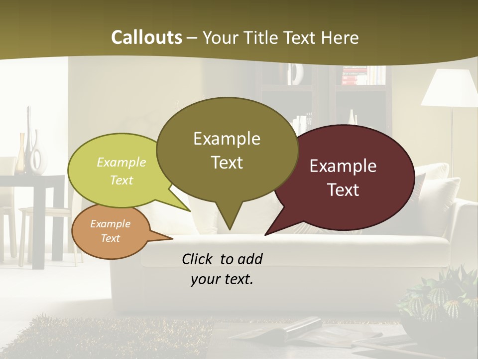 Living Room PowerPoint Template