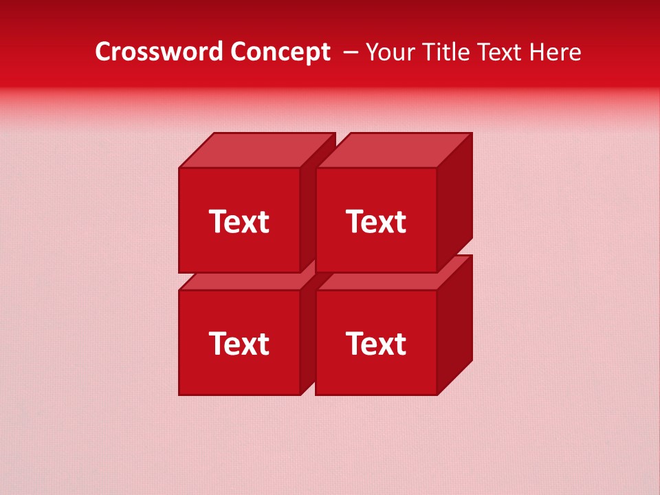 Red Checker Background PowerPoint Template