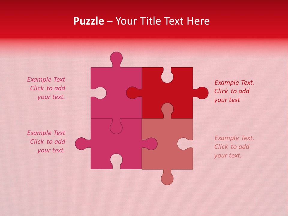 Red Checker Background PowerPoint Template