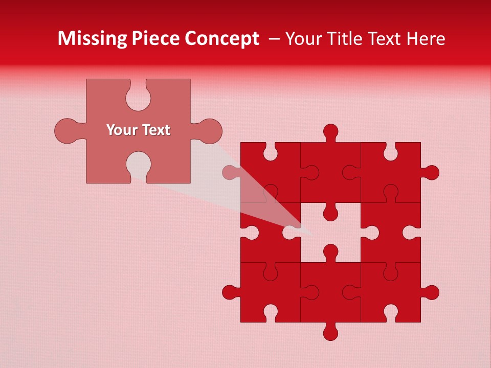 Red Checker Background PowerPoint Template