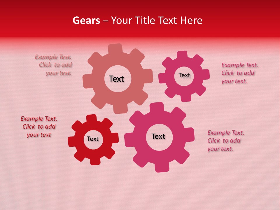 Red Checker Background PowerPoint Template