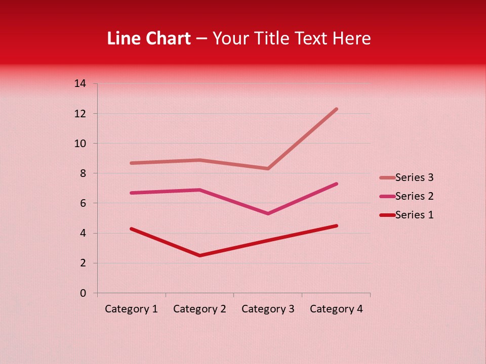Red Checker Background PowerPoint Template