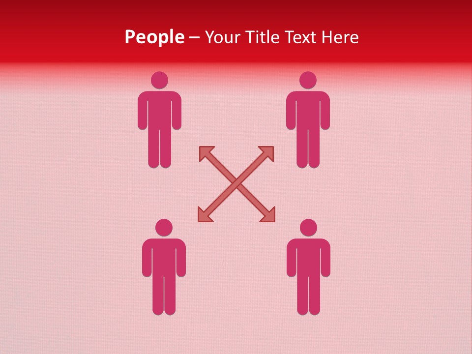 Red Checker Background PowerPoint Template