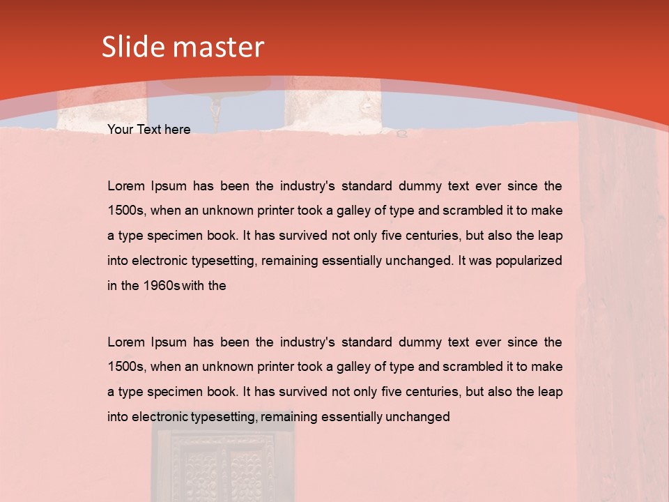 Monastery Of St. Catherine At Arequipa, Peru PowerPoint Template