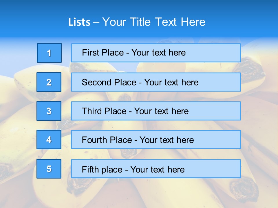 Bananas PowerPoint Template
