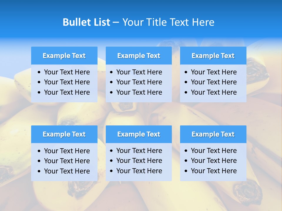 Bananas PowerPoint Template
