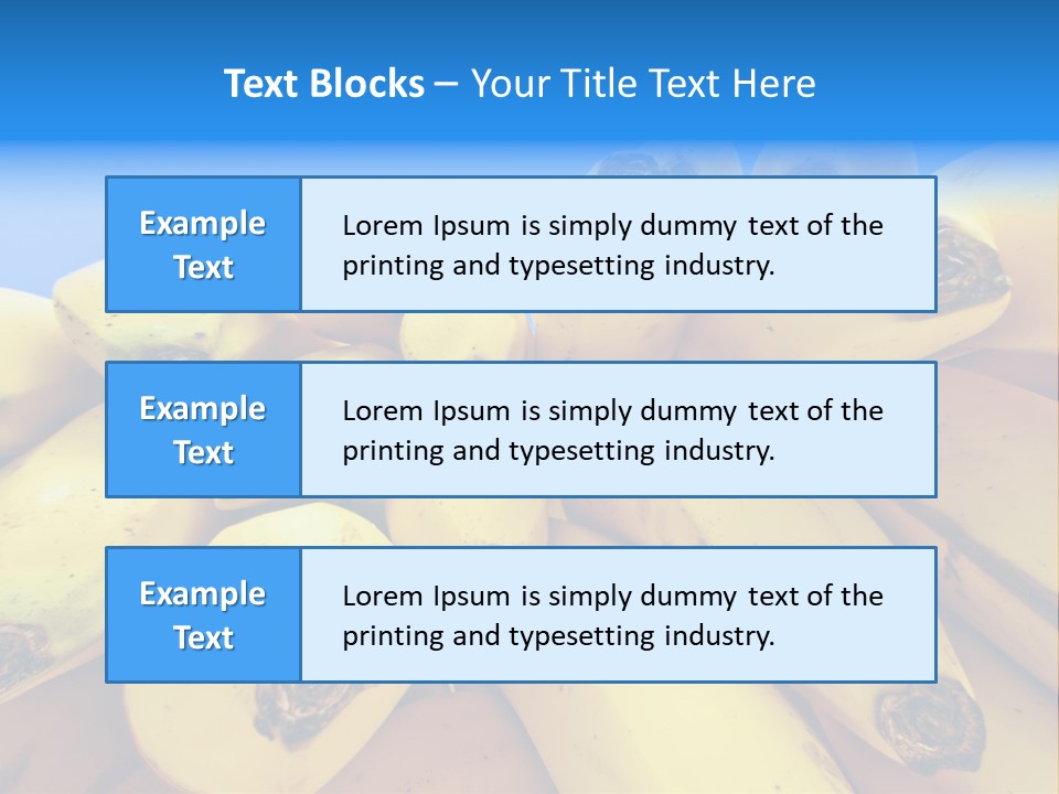 Bananas PowerPoint Template