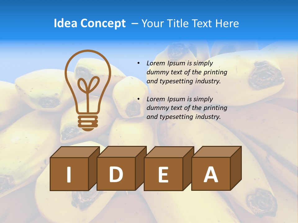 Bananas PowerPoint Template