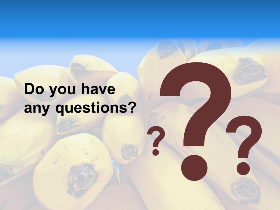 Bananas PowerPoint Template