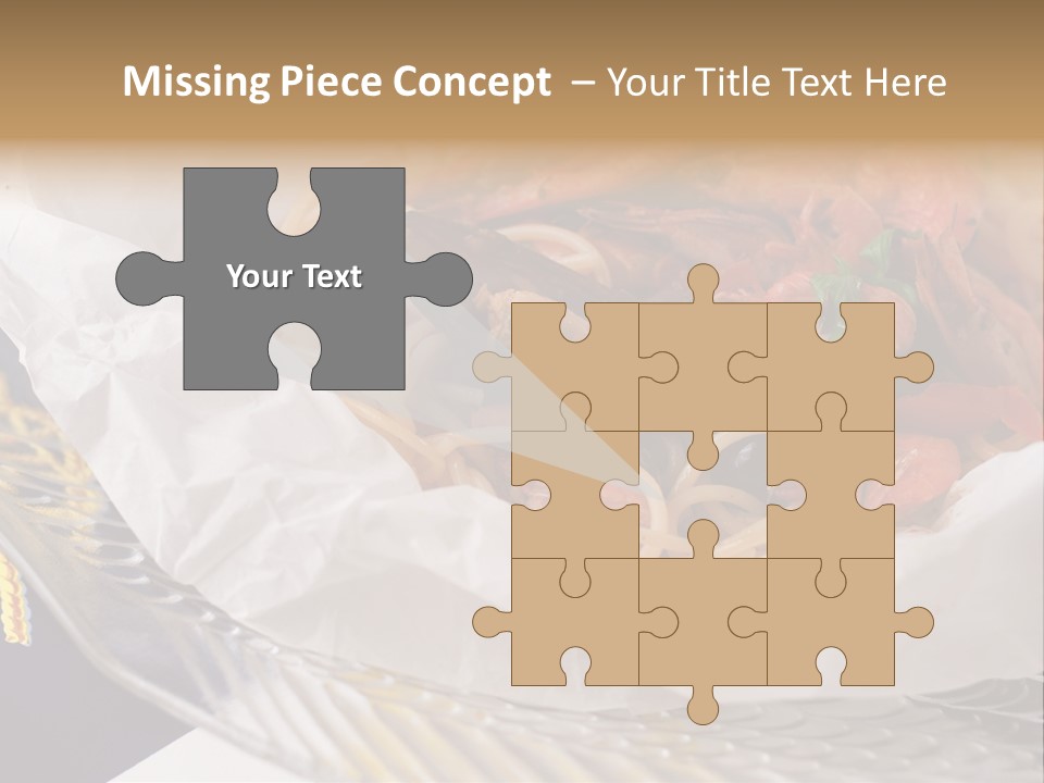 A Plate Of Pasta With Shrimp And Mussels PowerPoint Template