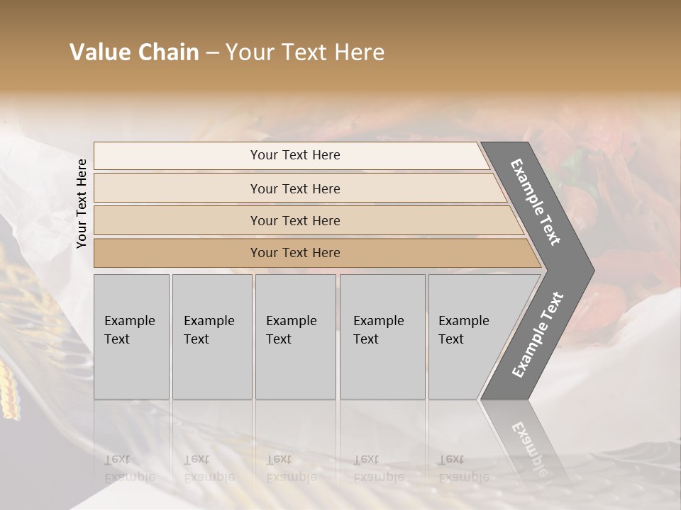 A Plate Of Pasta With Shrimp And Mussels PowerPoint Template