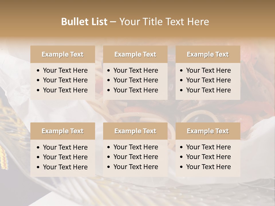 A Plate Of Pasta With Shrimp And Mussels PowerPoint Template