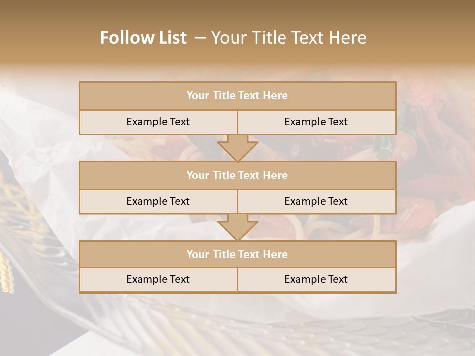 A Plate Of Pasta With Shrimp And Mussels PowerPoint Template