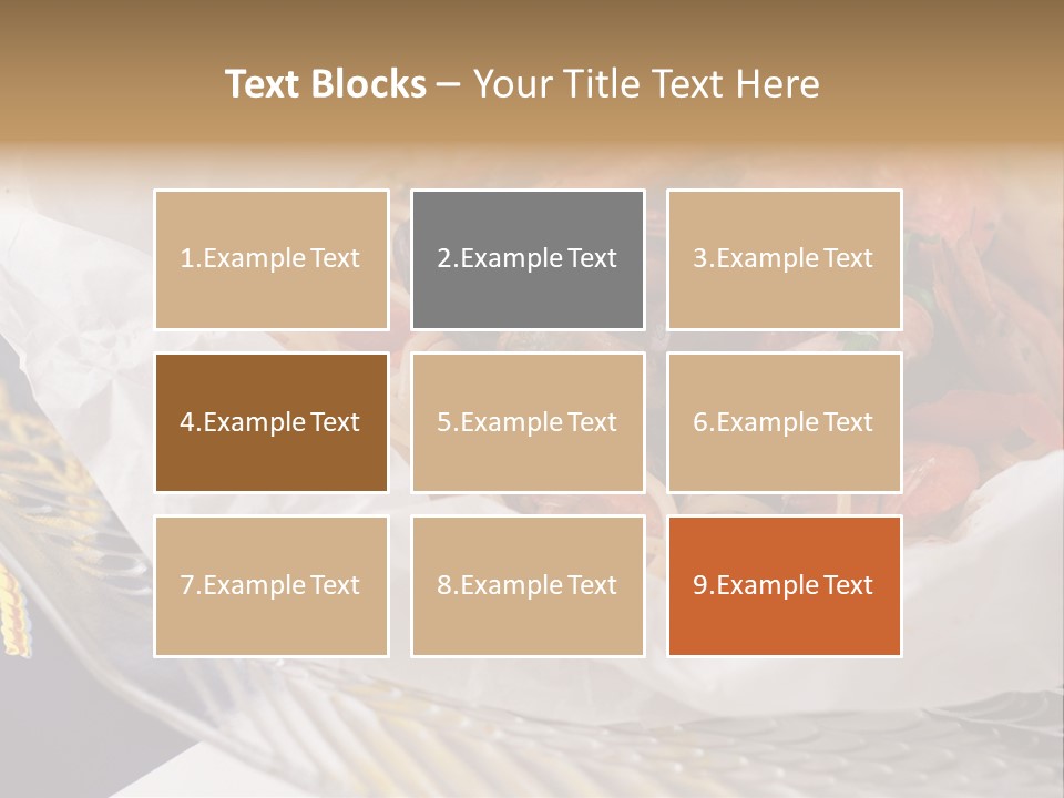 A Plate Of Pasta With Shrimp And Mussels PowerPoint Template