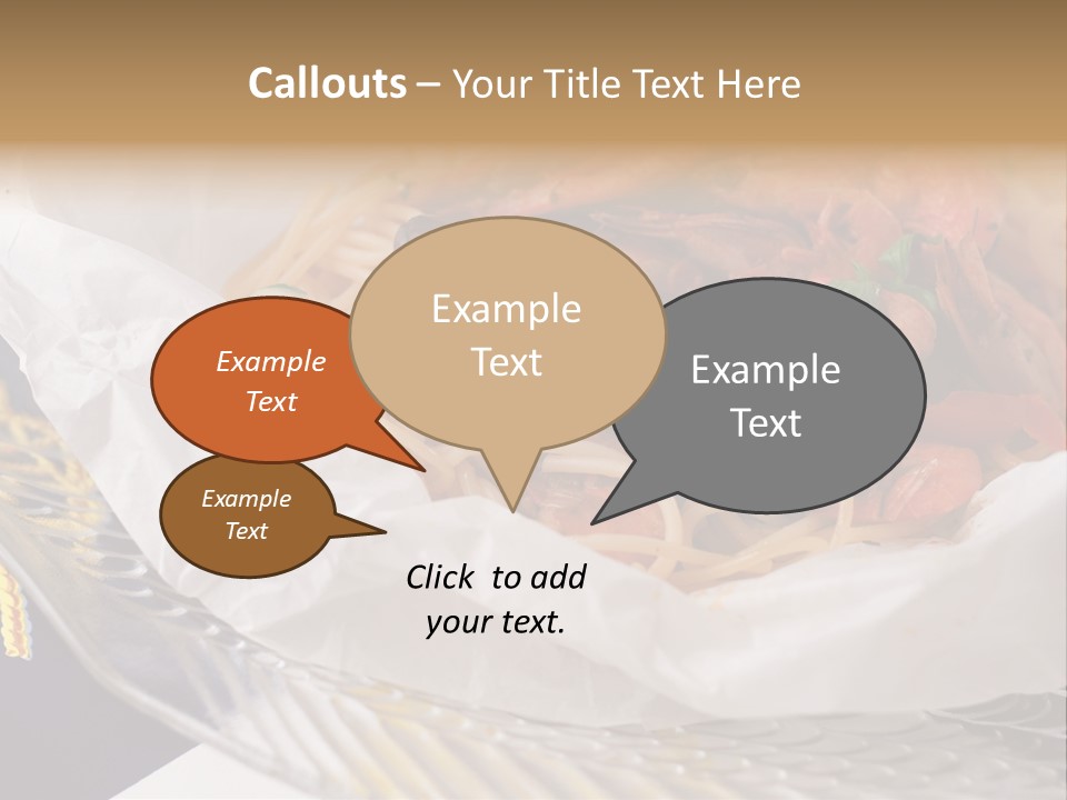 A Plate Of Pasta With Shrimp And Mussels PowerPoint Template