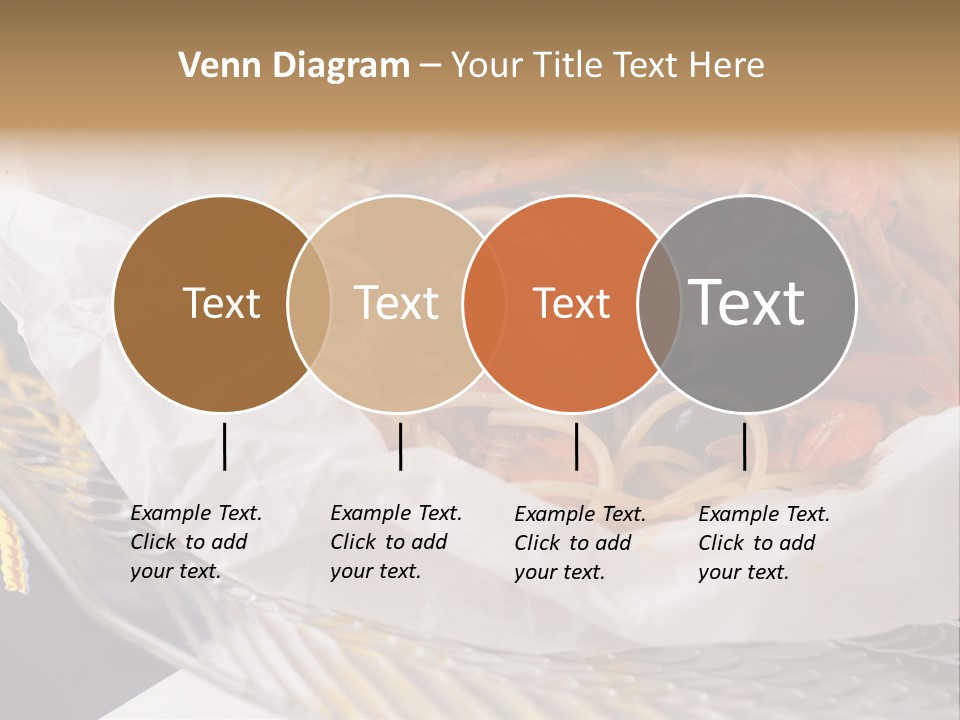 A Plate Of Pasta With Shrimp And Mussels PowerPoint Template