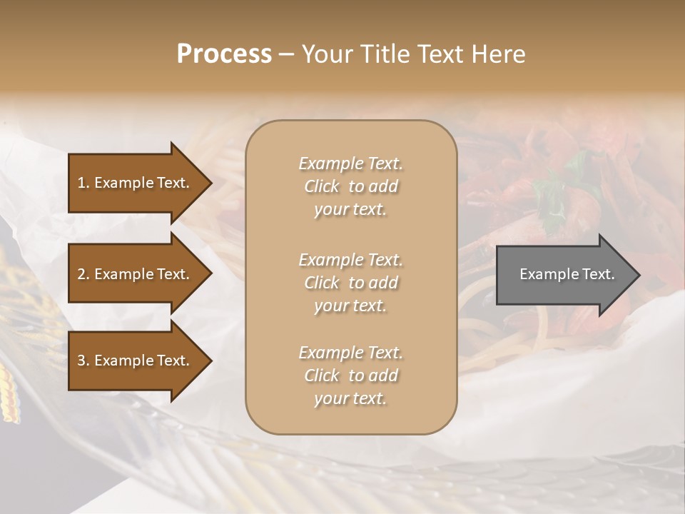 A Plate Of Pasta With Shrimp And Mussels PowerPoint Template