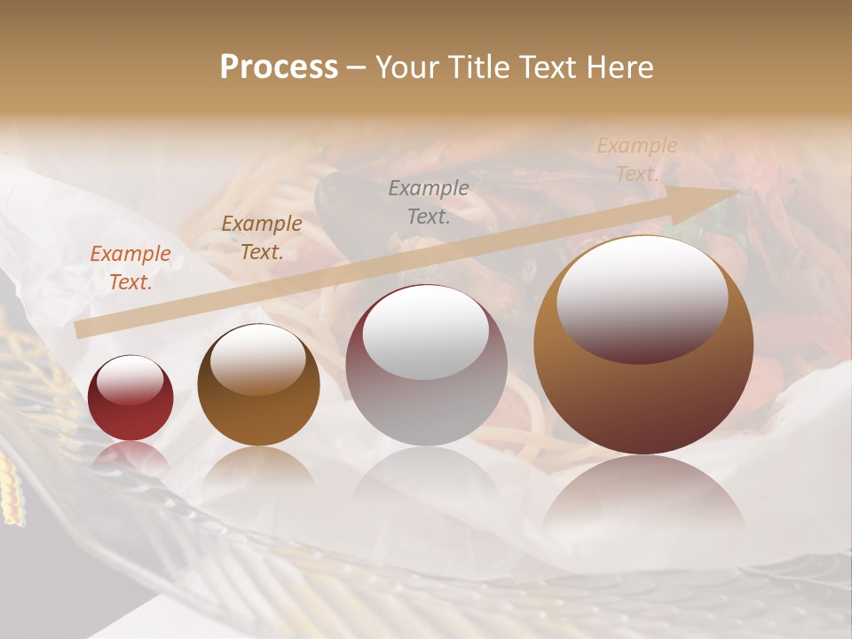 A Plate Of Pasta With Shrimp And Mussels PowerPoint Template