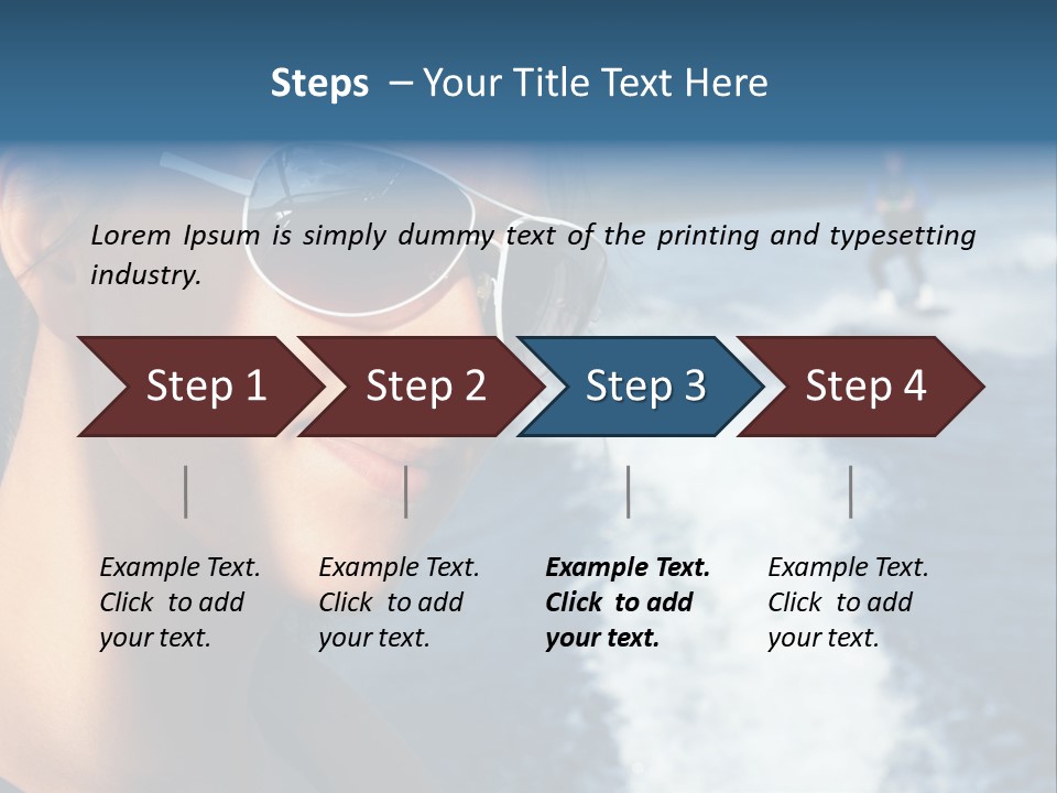 Airborn Speedy Splash PowerPoint Template
