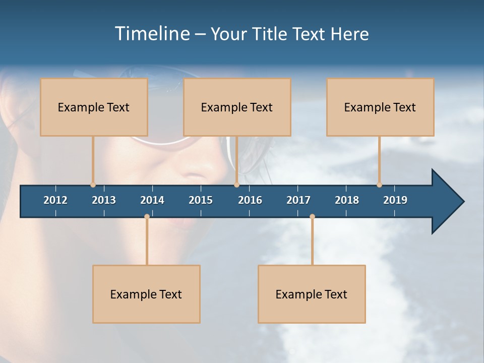 Airborn Speedy Splash PowerPoint Template