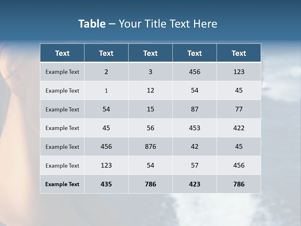 Airborn Speedy Splash PowerPoint Template