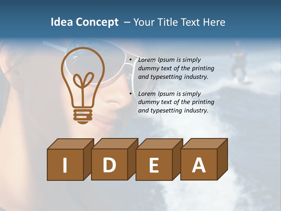 Airborn Speedy Splash PowerPoint Template